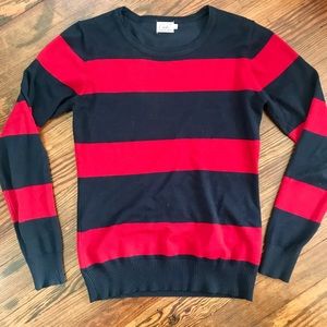 DONATED Vici striped lightweight, layering sweater